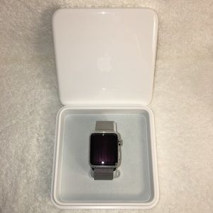 APPLE 1st Generation Watch, Stainless Steel, 38mm